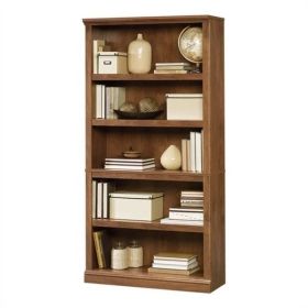 Bookcase, 5-Shelf  in Medium Brown Oak Finish