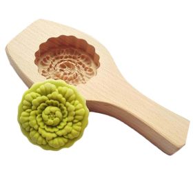 Wooden Baking Mold - 3D Peony Flower 75g