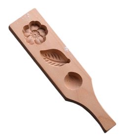 Wooden Baking Mold - Flower and Leaf