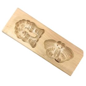 Wooden Baking Mold  Double Fish Butterfly 45g
