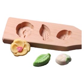 Wooden Baking Mold - 3D Camellia 10-25g