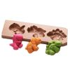 Wooden Baking Mold - Dinosaurs 25g