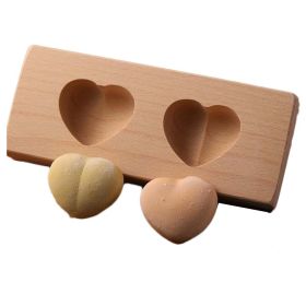 Wooden Baking Mold - Hearts 25g