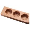 Wooden Baking Mold - Chrysanthemum Flowers 40g