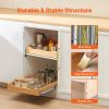 Pull Out Cabinet Organizer, 17"W x 21"D Cabinet Drawer