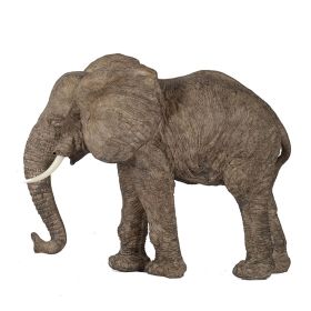 13x5x10"  Polyresin Elephant Accent, Figurine