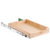 Pull Out Cabinet Organizer, 14"W x 21"D Cabinet Drawer, Soft Close Slide out Shelf