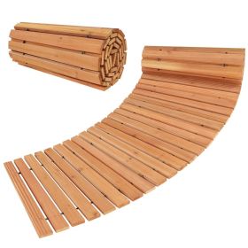 Wooden Garden Pathway with Anti-slip Surface 7 FT
