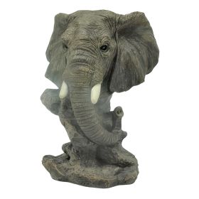 5.25"H Elephant Bust Figurine Home Decor Gift, Collectible