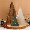 Rustic Farmhouse Wood Christmas Trees, Tabletop Tree