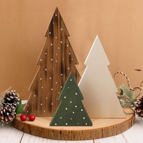 Rustic Farmhouse Wood Christmas Trees, Tabletop Tree