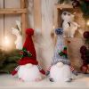 Gnome Figurine Set - Heavy-Duty Plastic/2pcs Red & Gray