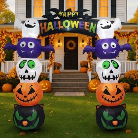 Halloween Inflatables Pumpkin Archway Outdoor Decoration 8.2 FT