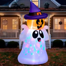 Halloween Inflatable Outdoor Decor, Blow Up Yard Decoration Ghost