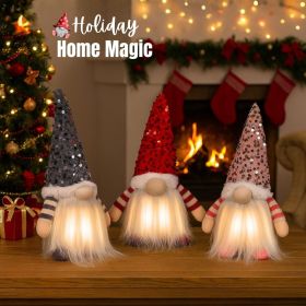 Handmade Swedish Lighted Christmas Gnomes Decorations - 12" 3Pcs
