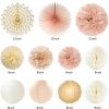 Champagne-Gold Beige Fall Boho Birthday Party Decorations 21pcs