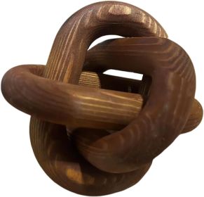 Wood Knot Chain Link Decor