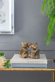 Elephant Bookends, Set of 2, 4.3x4x6"