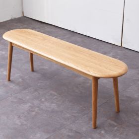 Natural Oak Wood Dining or Foyer Bench