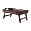 Winsome Wood Espresso & Wood Sedona Antique Walnut Bed Tray