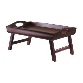 Winsome Wood Espresso & Wood Sedona Antique Walnut Bed Tray