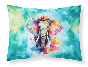 Elephant Hippie Standard Pillowcase Lightweight Super Soft Easy Care Decorative Artwork Pillowcase, Standard