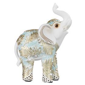 4.75"H  Elephant in Baby Blue Figurine Home Decor Gift
