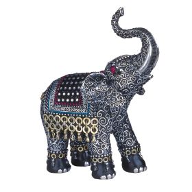 6.5"H Elephant with Trunk Up Figurine Home Decor Gift, Collectible