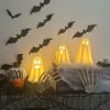 Halloween Ceramic Ghost Decor, 3 Pack