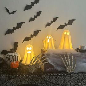 Halloween Ceramic Ghost Decor, 3 Pack