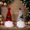Gnome Figurine Set - Heavy-Duty Plastic/2pcs Red & Gray