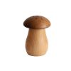 Mushroom Shaped Wood Toothpick Box