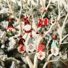 Christmas Gnomes Wooden Hanging Ornament, 9pcs