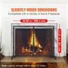 Fireplace Screen 1 Panel with Door, 39"(L) x31.6"(H)