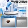 Double-sided titanium straw cutting board, 15 inches X 10 inches