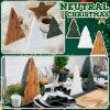 Rustic Farmhouse Wood Christmas Trees, Tabletop Tree