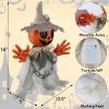Halloween Decorations  Walking Pumpkin Ghost with Sound & Touch Sensor