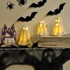 Halloween Ceramic Ghost Decor, 3 Pack