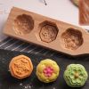 Wooden Baking Mold - Lotus Flowers 40g