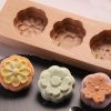 Wooden Baking Mold - Chrysanthemum Flowers 40g