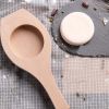 Round Flat Wooden Baking Mold  50g