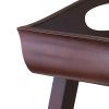 Winsome Wood Espresso & Wood Sedona Antique Walnut Bed Tray