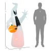 Halloween LED Yard Decor Ghost with Pumpkin, 5.9'