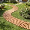 Wooden Garden Pathway with Anti-slip Surface 7 FT