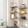 Square Floating Shelves for Wall 8"W x 8"D x 1.2"H