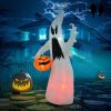 Halloween LED Yard Decor Ghost with Pumpkin, 5.9'