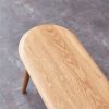 Natural Oak Wood Dining or Foyer Bench