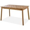 Acacia Wood Table Bench Dining Set For Outdoor & Indoor 3 Pieces