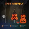 Halloween Collapsible Pumpkin Decorations 150 LED Lights,  3ft 2pcs