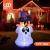 Halloween Inflatable Outdoor Decor, Blow Up Yard Decoration Ghost